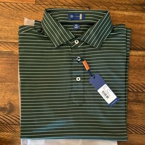 Stitch Men’s Green Striped Polo shirt
